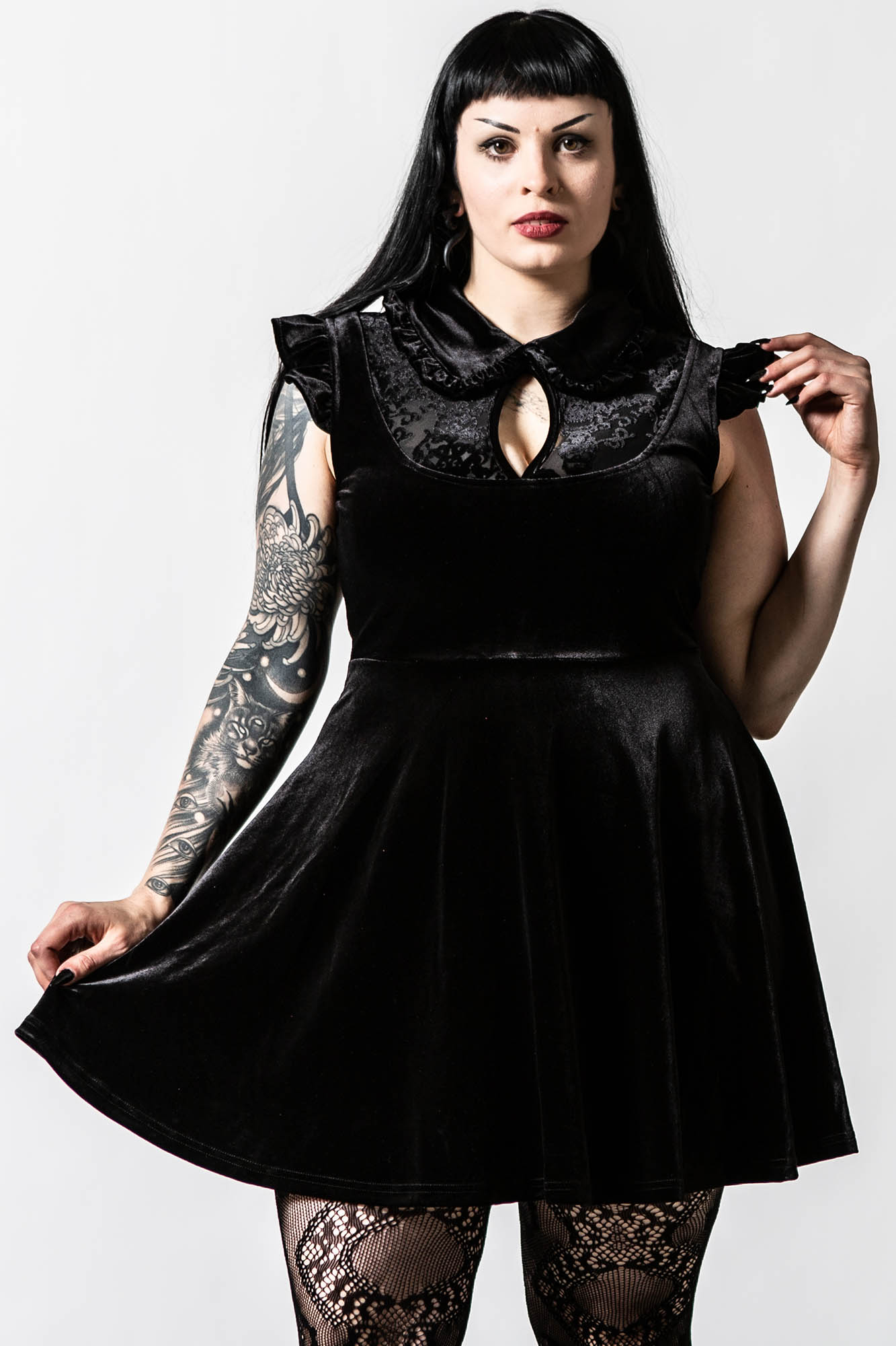 Amaymon Collar Dress | Killstar