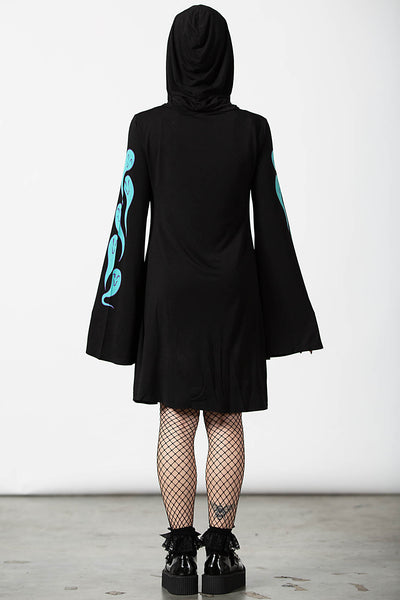 Dark Lady Hooded Dress