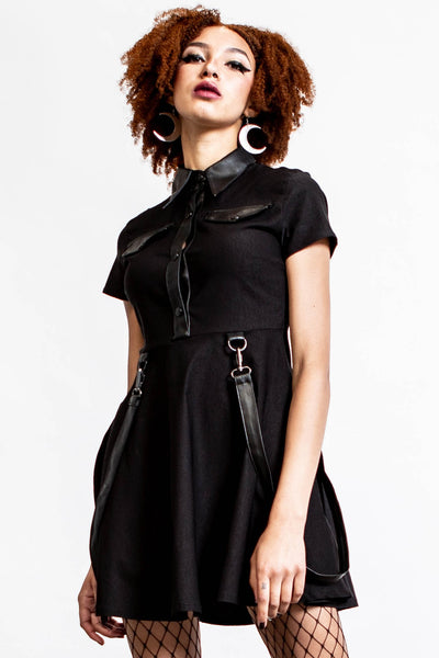 Menace Collar Dress [B] | Killstar