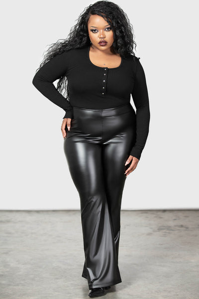 The DISCO black pu leggings – BOO Boutique Fashion