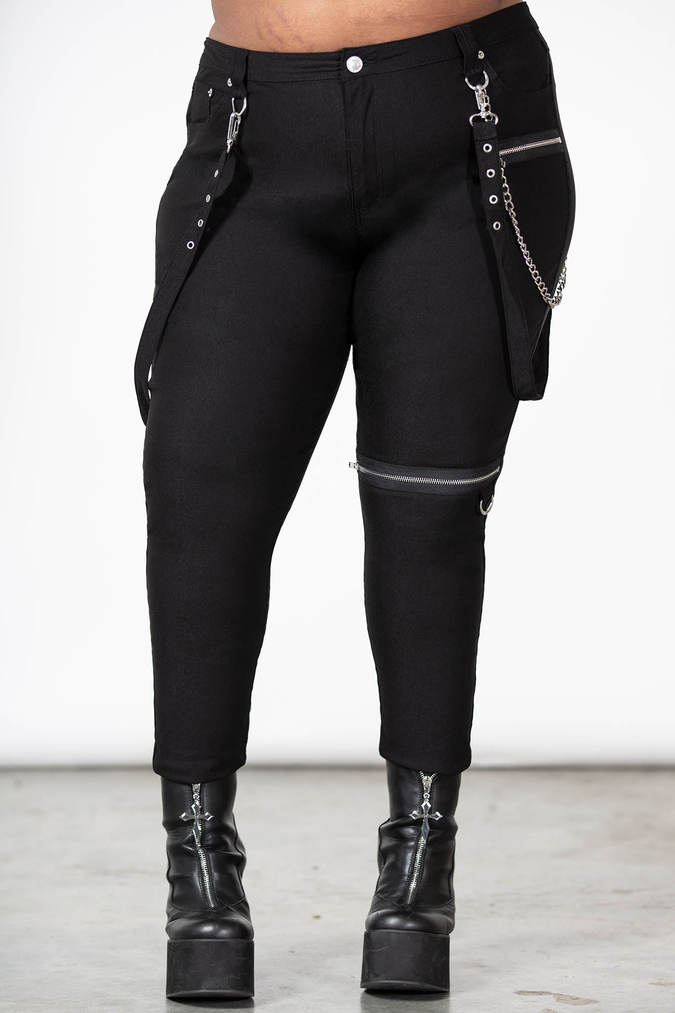 Plus size sale skinny trousers