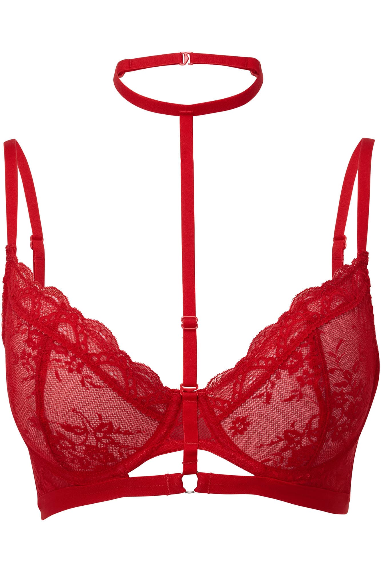 Sheer Evil Bra SCARLET